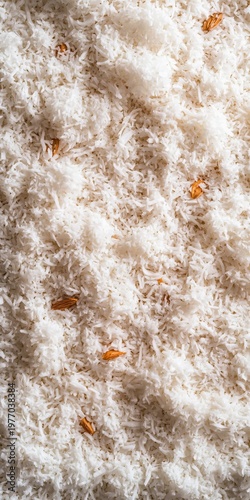 Elegant White Shredded Background with Tropical Touch and Soft Grainy Texture for Minimalist Designs