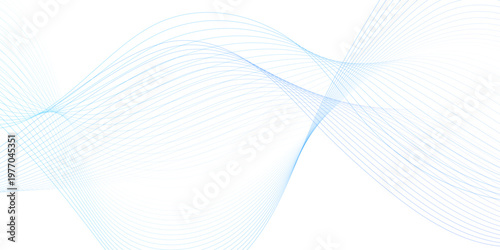 blue wave curve lines banner background design. Digital frequency track equalizer. Stylized line art background. modern soft luxury texture with smooth and clean vector subtle background illustration