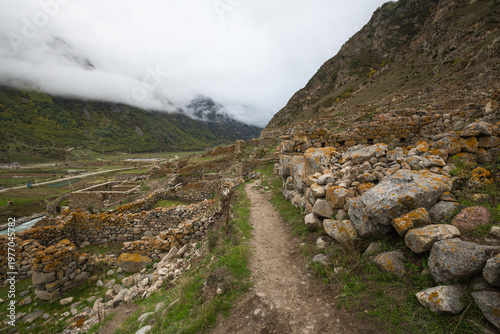 The ruins of village Upper Balkaria