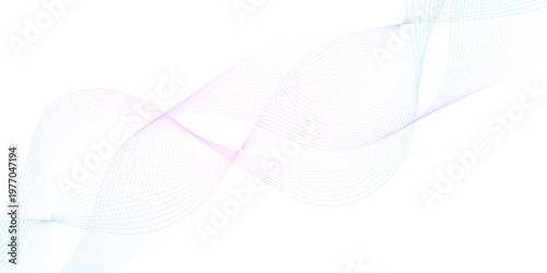 blue purple wave curve lines banner background .Digital frequency track equalizer. Stylized line art background. modern soft luxury texture with smooth and clean vector subtle background illustration