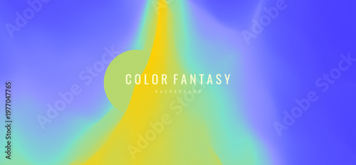 Abstract background. Fantasy with bright color gradients. Dynamic effect. Vector illustration for brochure, poster, cover, card, presentation, flyer or banner.