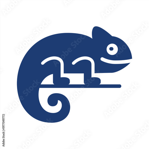 Adaptability icon. Chameleon icon. Icon symbol for adaptability, flexibility, change, adjustment, evolution, resilience, versatility, transformation, chameleon, agility. Vector illustration.
