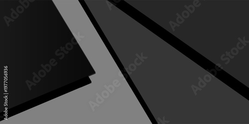 Modern Grey Abstract Background with Geometric Stripes and Carbon Texture