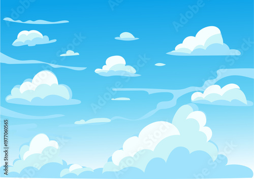 Pastel morning cloud sky background