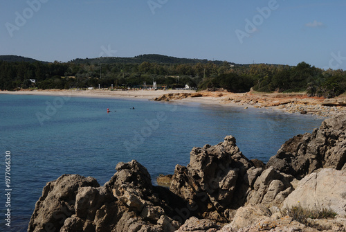 La spiaggia del Lazzaretto sulla costa di Alghero