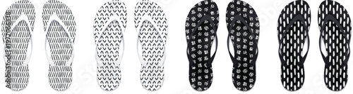 Dirty shoe sole impression patterns in a set vector