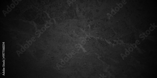 Dark black old wall paper grunge background. black blackboard and chalkboard texture. Dark black concrete wall texture element vintage grunge charcoal paint rough, distress backdrop background.