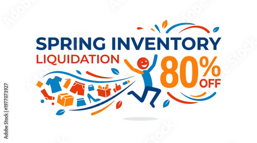 Spring Inventory Liquidation Sale Discount Advertisement