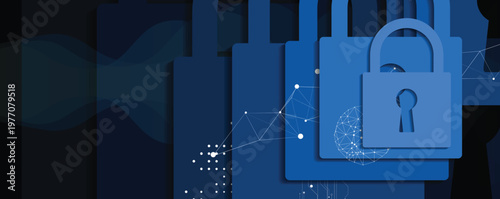 Future cyber technology design for business and internet project.