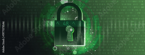 Future cyber technology design for business and internet project.