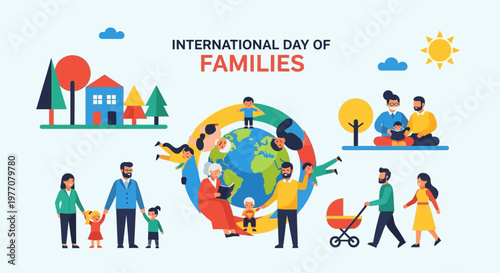 International Day of Families illustration.