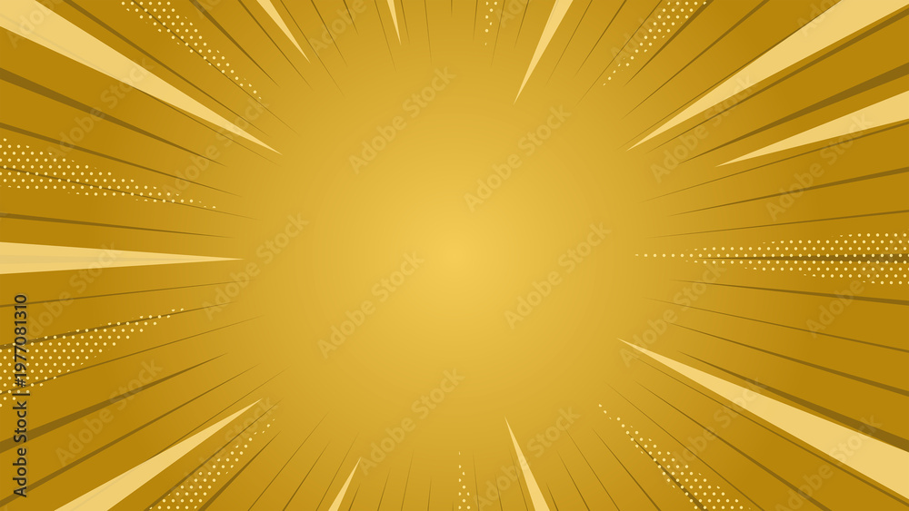 Fototapeta premium Gold Sunburst Luxury Background for Premium Promotion, ゴールド 放射線 高級 背景