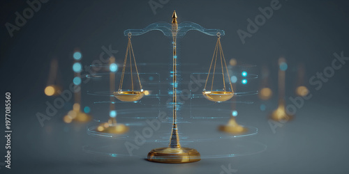 golden scales of justice