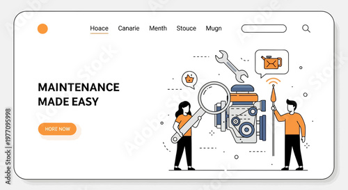 Car Fix Pro Help Web Page For Easy Auto Care With Tools And Team Work