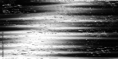 Black and white halftone dot gradient grunge texture background. Gray combination ink blot vector. Modern speed line sport dot pop art comic style vector illustration.