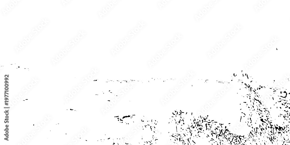 Fototapeta premium Distressed grain texture vector illustration dirt messy splash overlay and black and white Dust distress grungy effect paint. Vertical scratch rustic surface effect monochrome texture composed dust.