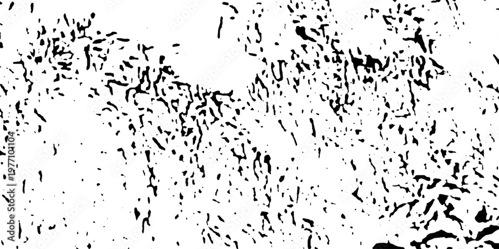 Fototapeta premium Distressed grain texture vector illustration dirt messy splash overlay and black and white Dust distress grungy effect paint. Vertical scratch rustic surface effect monochrome texture composed dust.