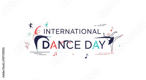 International Dance Day celebration logo.