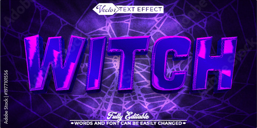  Dark Mystic Witch Magic Typography Vector Fully Editable Smart Object Text Effect