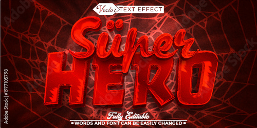  Bold Comic Superhero Power Burst Vector Fully Editable Smart Object Text Effect