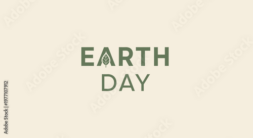 Earth Day eco friendly awareness campaign.