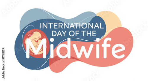 International Day of the Midwife celebration logo.