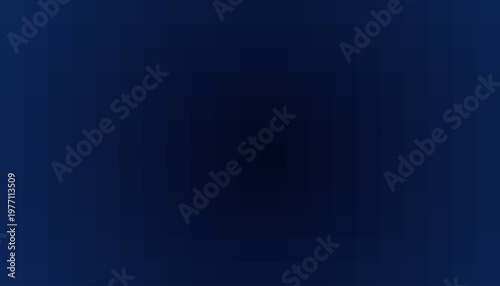 Abstract Midnight Blue Shattered Crystal Square Mosaic Geometry Vector Background