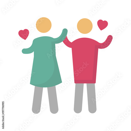 In Love Vector icon which can easily modify or edit