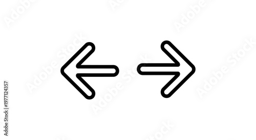Skip forward and skip backward media playback control arrows with backward navigation playback direction interface minimalist previous multimedia isolated symbolic instruction