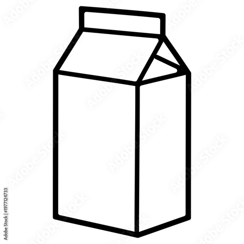 milk carton illustration