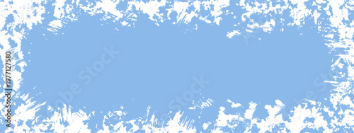 Texture overlay background for grunge ice frame and frozen effect vector. Rink winter scratch for crack border abstract and blue dirty distressed. Texture skating snow for grunge grain scratchy.