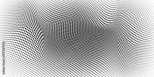 Grunge halftone gradient background. Faded grit noise texture. White and black sand wallpaper. Retro pixelated backdrop. Anime or manga style comic modern illustration