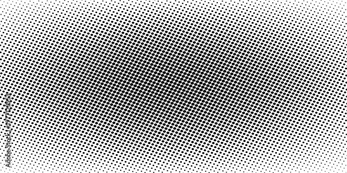 Grunge halftone gradient background. Faded grit noise texture. White and black sand wallpaper. Retro pixelated backdrop. Anime or manga style comic
