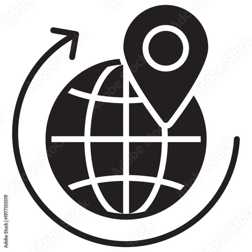 Globe Solid Icon