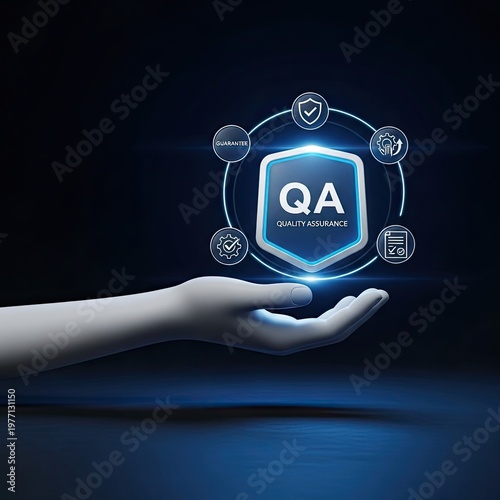 Quality Assurance QA Software Testing Business Technology Concept.