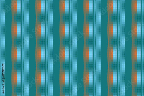 Cinimal textile vertical vector, romance seamless lines pattern. Loftness background texture stripe fabric in cyan and orange colors.