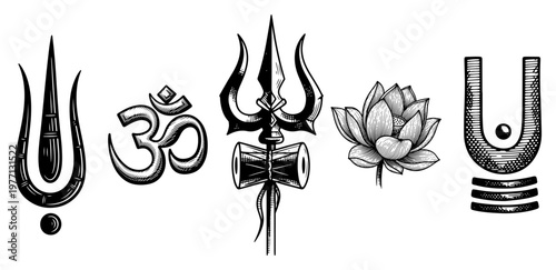 Vintage pinup women talking on retro telephones with cords forming heart shapes