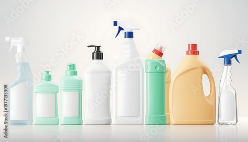 Exploring a comprehensive cleaning concept diverse household products for optimal hygiene, effective sanitation, and diligent housekeeping