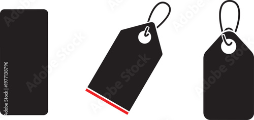 Black silhouette of a smartphone, magnifying glass, and light bulb isolated on white background, black smartphone silhouette
