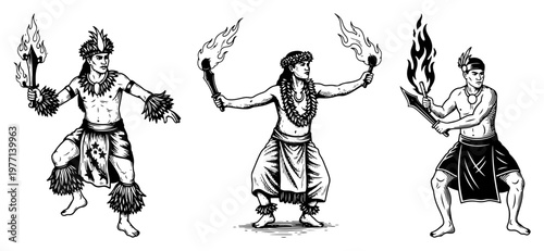 Set of simple linear icons featuring various types of boats and watercraft