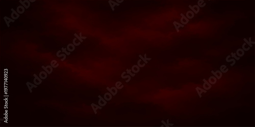 Abstract red smoke swirls like a stormy sunset cloudscape against a dark black background, blending nature and light in an atmospheric display of color