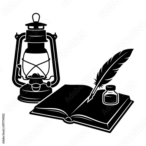 Baker playing accordion outside cozy storefront