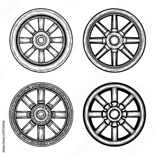 Minimalist paper boat sailing on ocean waves with heart shaped decorative lines