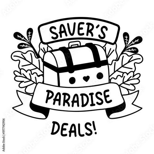 A glyph sticker of special deal offer