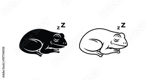 Sleeping Rodents: Cute Hamster & Mouse Zzz Illustrations Vector