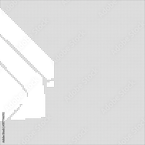 Abstract Background Pixelated Bitmap Halftone Dotted Dither Pattern Texture Overlay Graphic Design Element