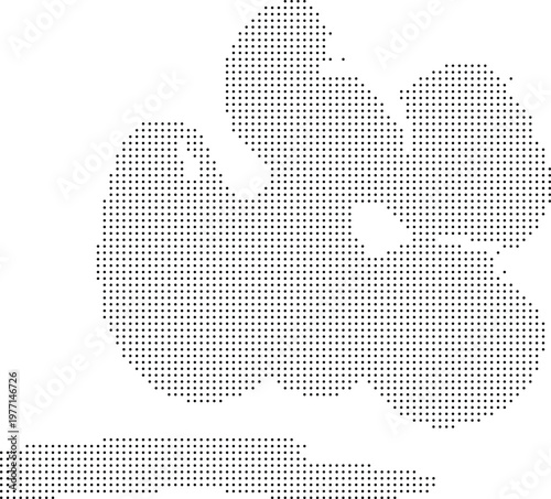 Abstract Dotted Halftone Pixelated Bitmap Dither Pattern Graphic Resource Background Texture Overlay Design Element