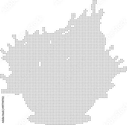 Dotted Halftone Pixelated Dither Bitmap Abstract Texture Pattern Background Graphic Element Design Overlay Vector