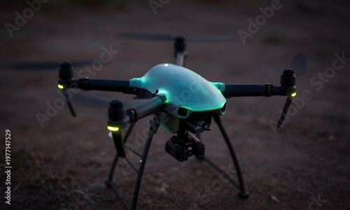 Drone on the ground