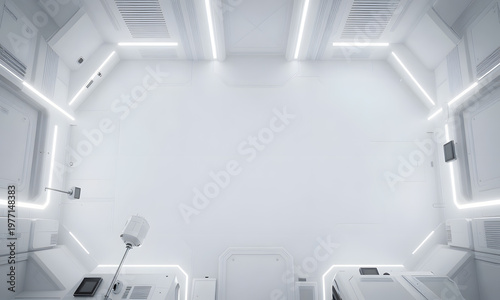 Futuristic Hospital Room